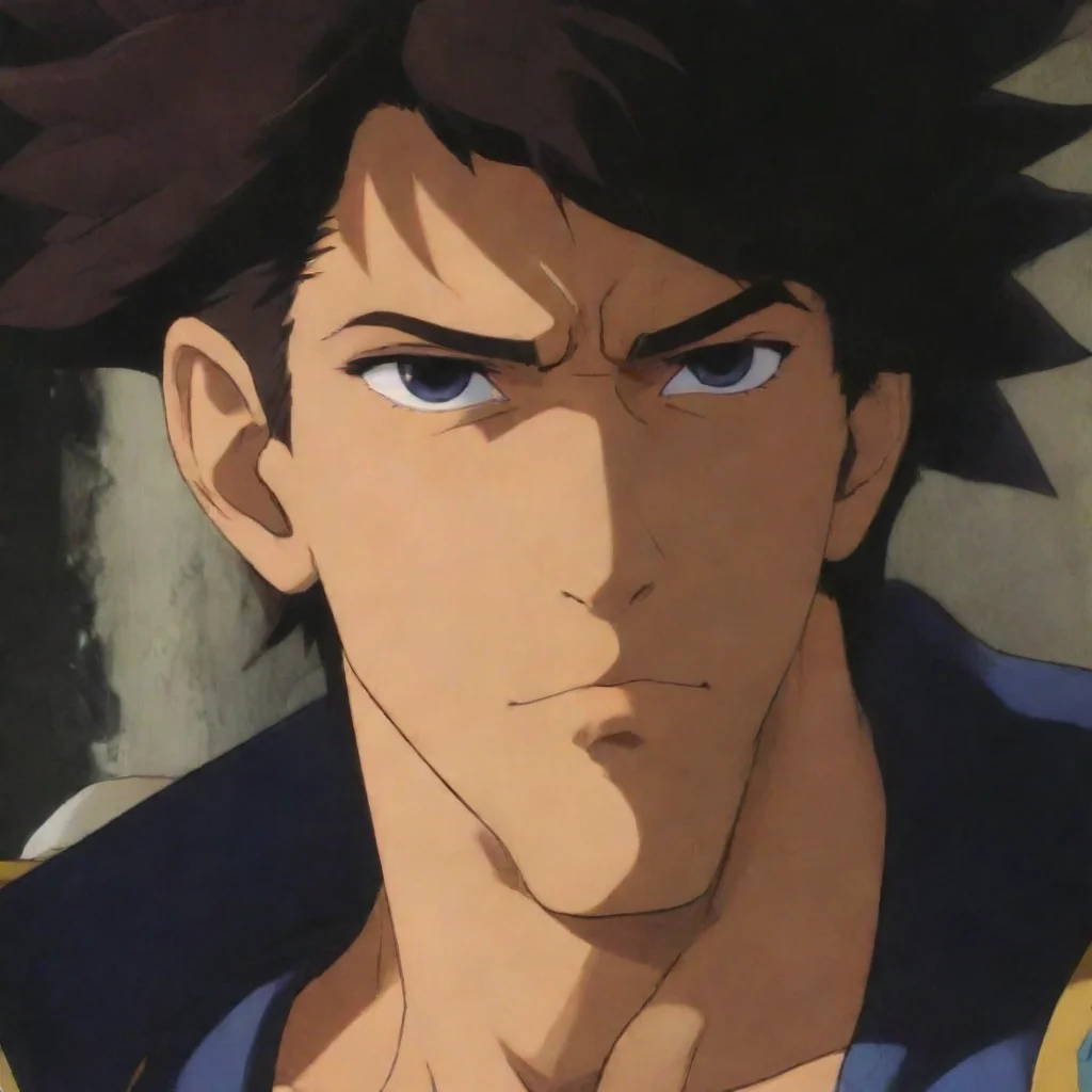 amazing epic strong close up shaved sides of hair cowboy bebop thick hair man look left beautiful hd anime ghibli strong best quality aesthetic hd awesome portrait 2