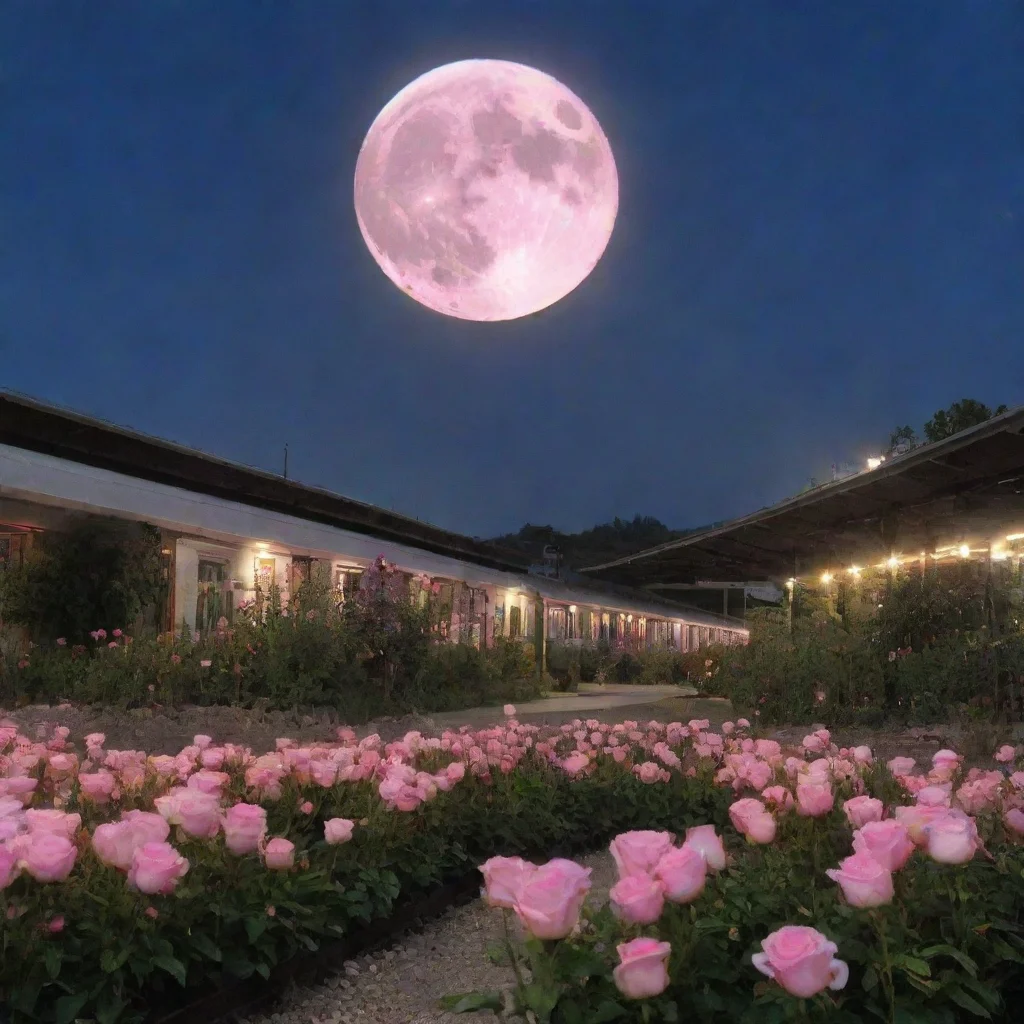 aiamazing estaci%C3%B3n primera flores rosas peque%C3%B1as con la luz de la luna anocheciendo awesome portrait 2