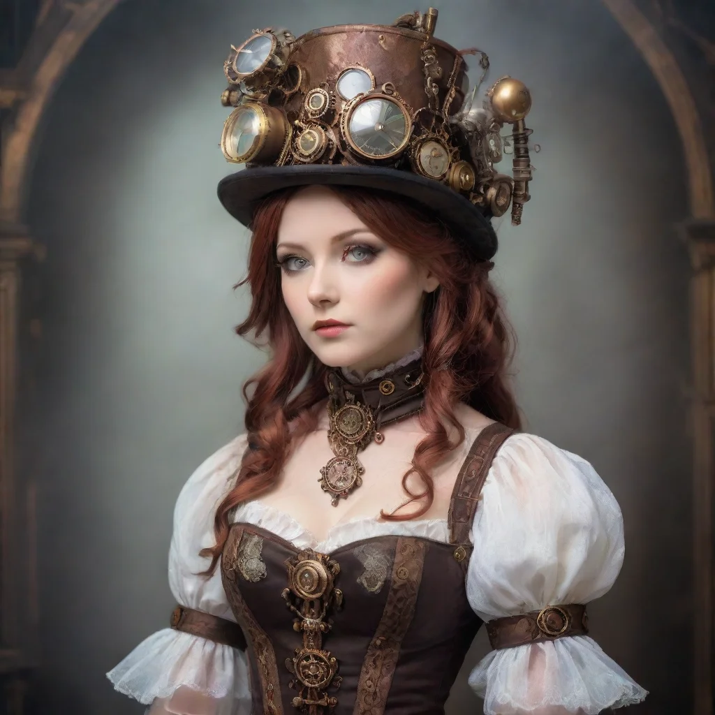 amazing ethereal steampunk awesome portrait 2