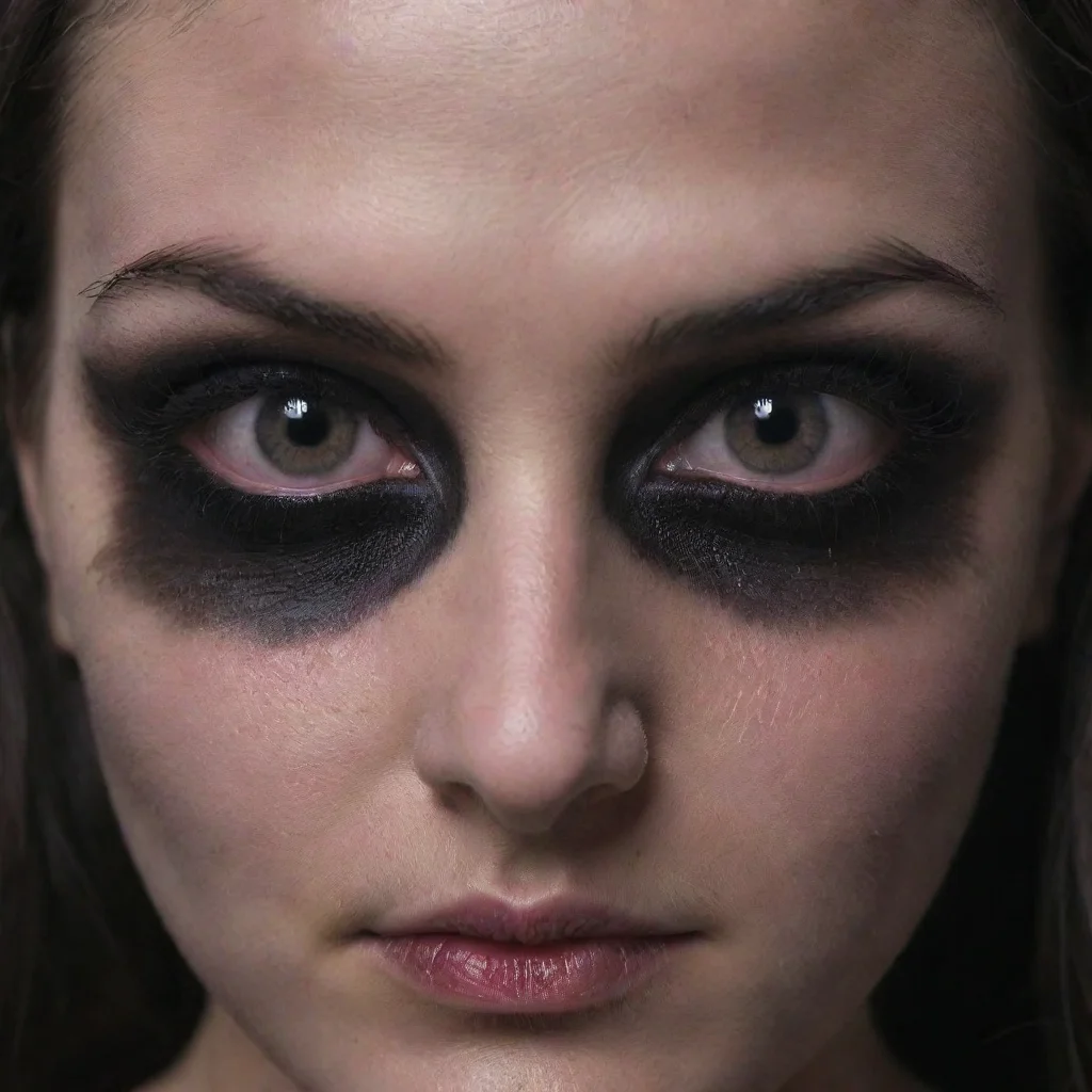 amazing evil fully black eyes awesome portrait 2