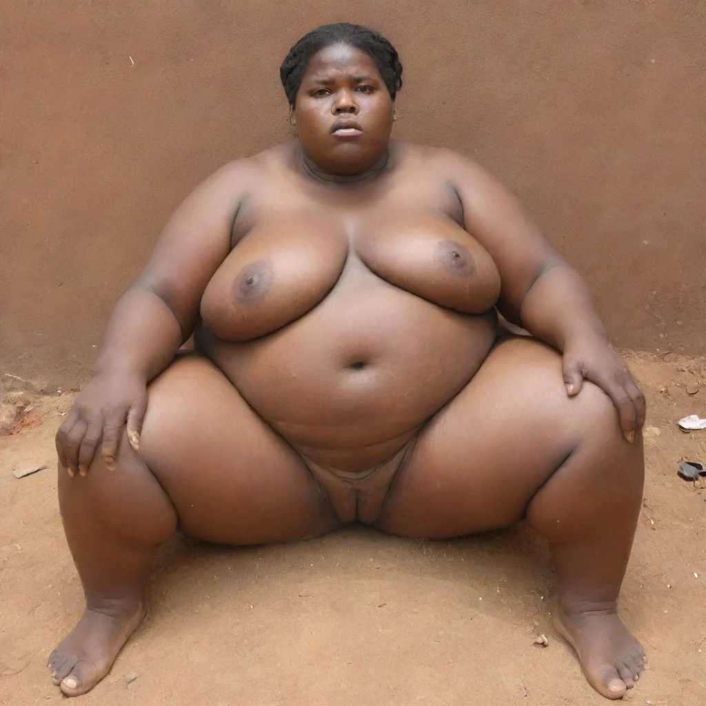 aiamazing extremely obese african female slave awesome portrait 2