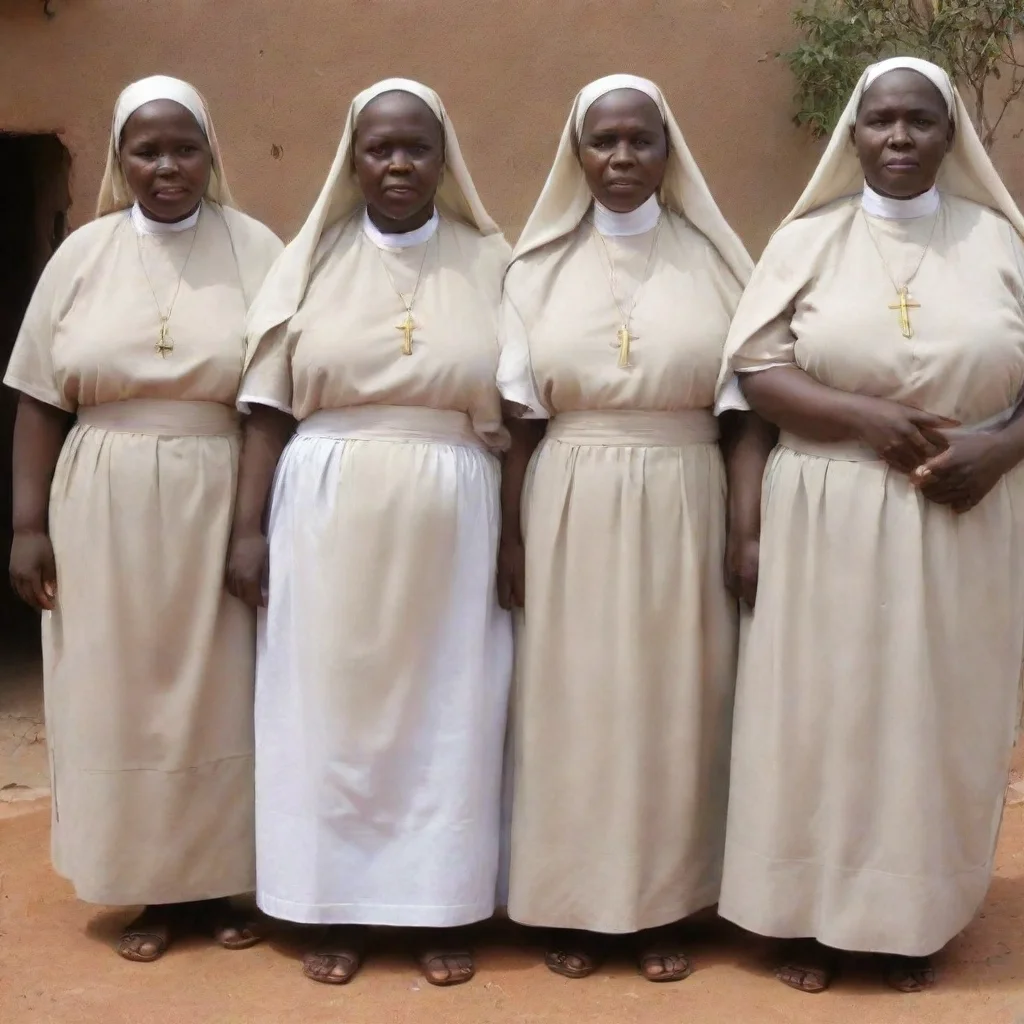 aiamazing extremely obese african nuns awesome portrait 2
