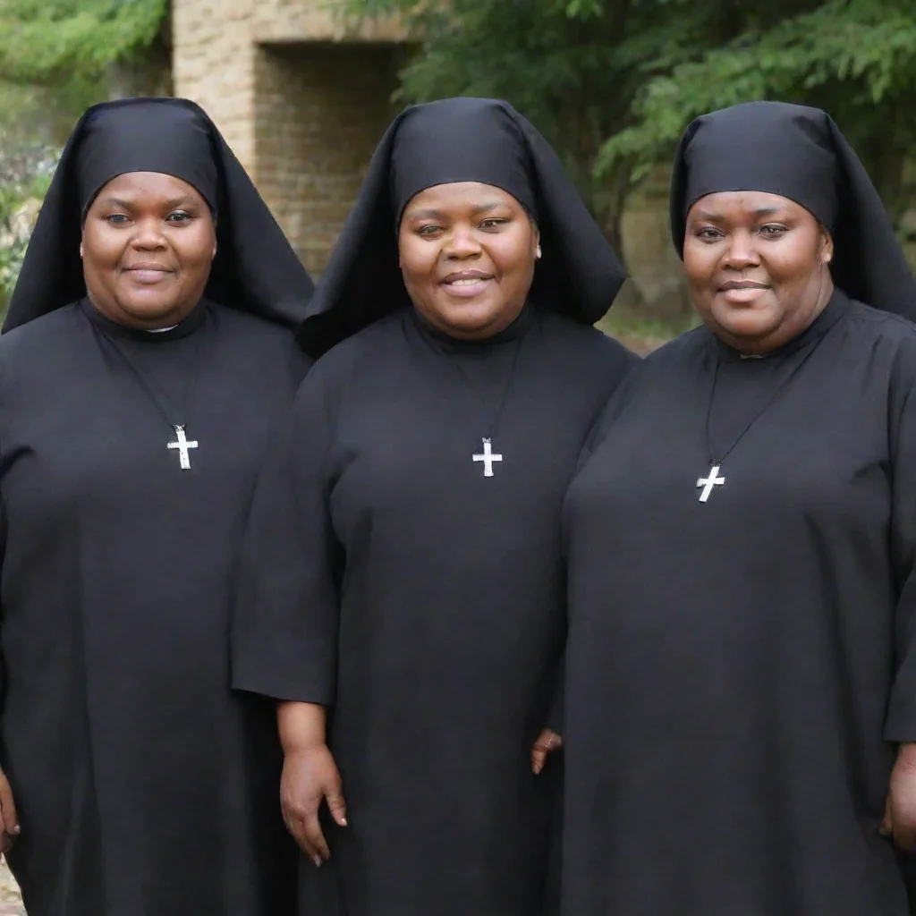 aiamazing extremely obese black nuns awesome portrait 2