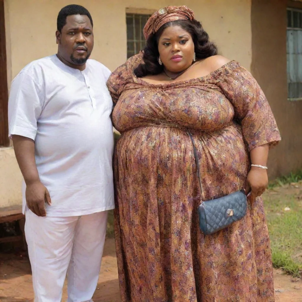 aiamazing extremely obese nollywood actress awesome portrait 2