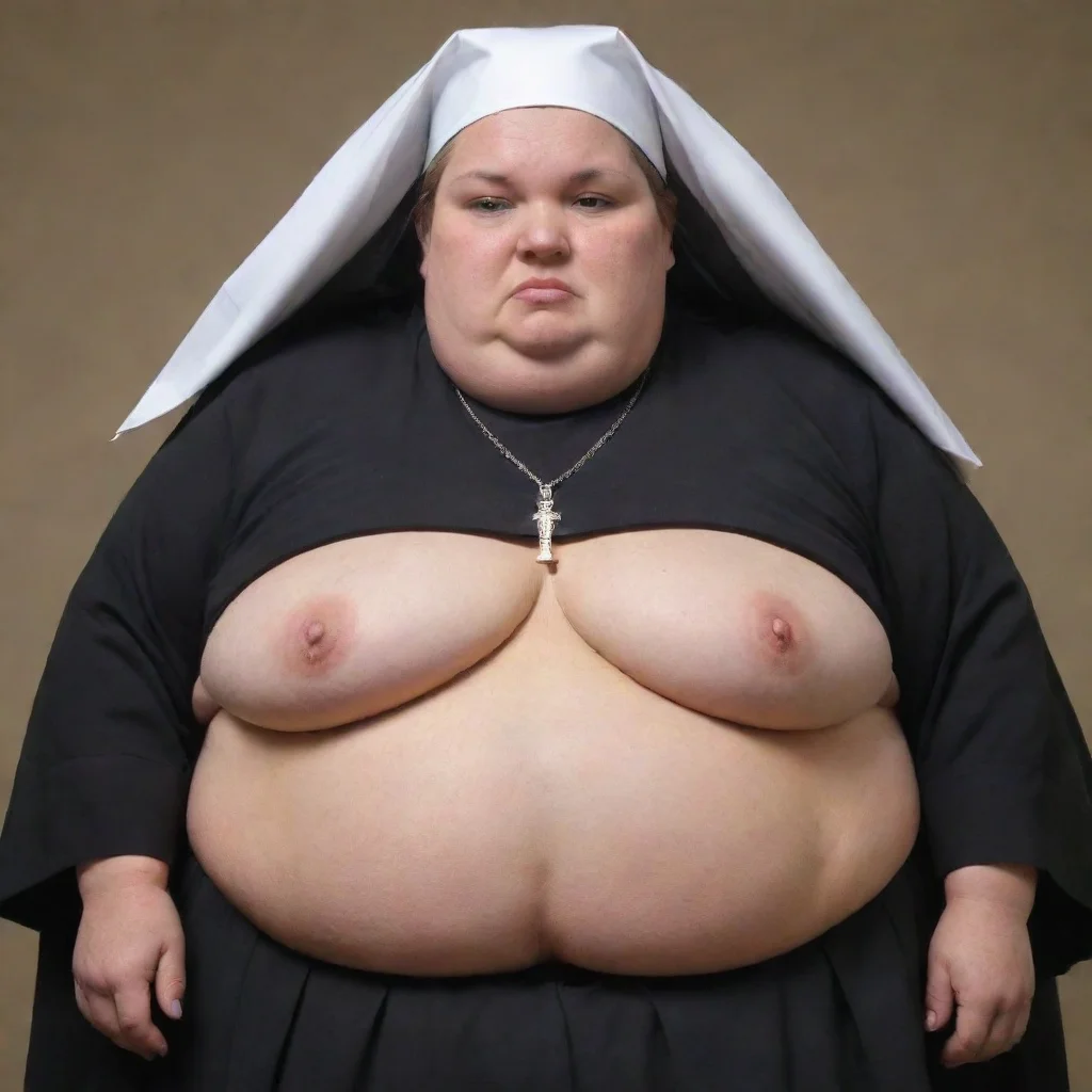 amazing extremely obese nun awesome portrait 2