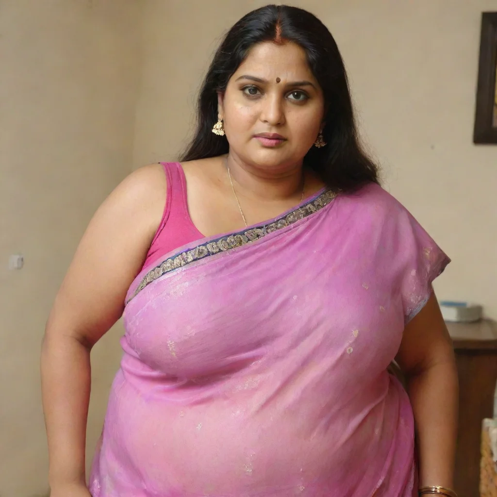 aiamazing extremely obese tamil aunty bollywood actress awesome portrait 2