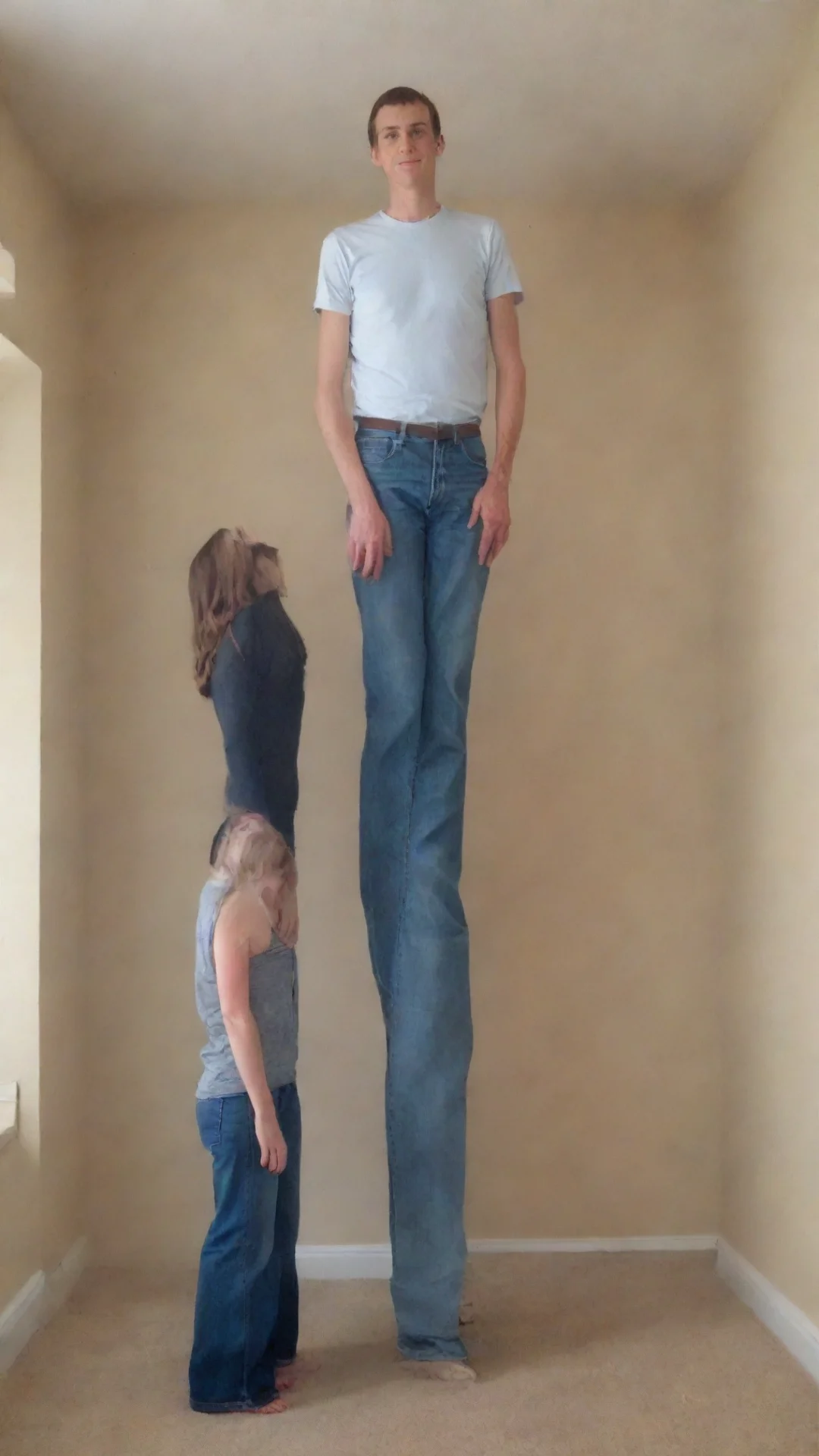 aiamazing extremely tall girl towering over her parents awesome portrait 2 tall