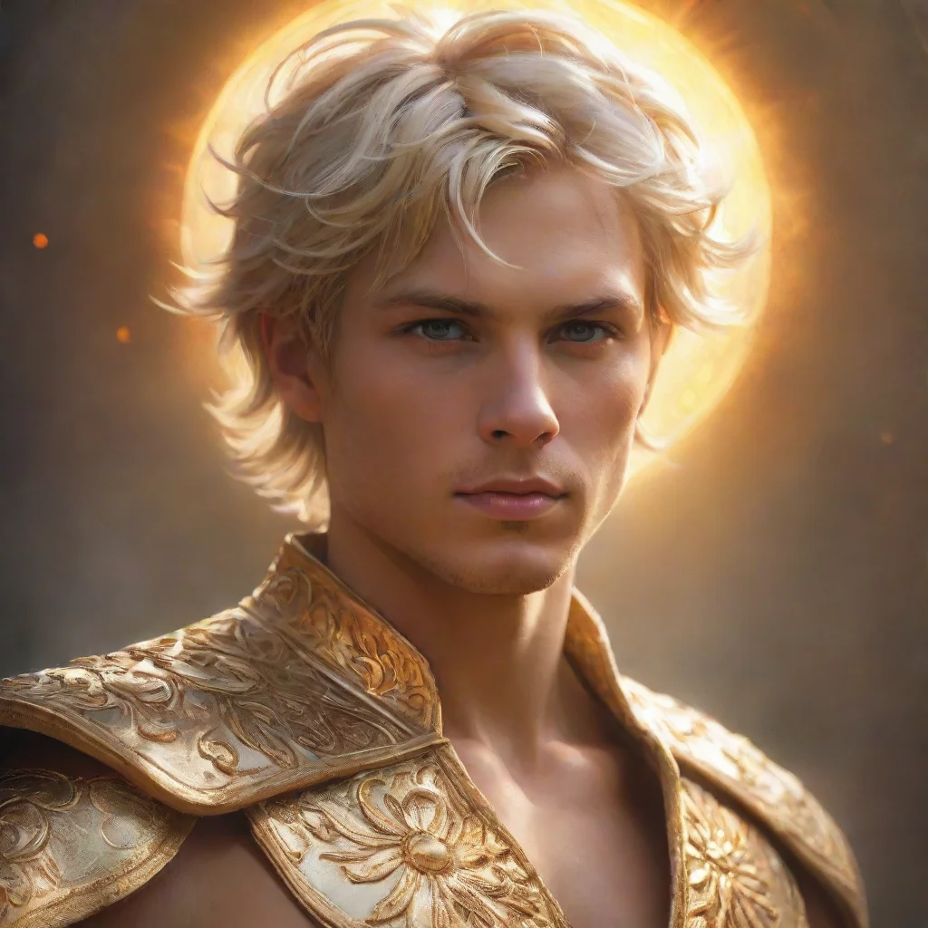 aiamazing fantasy art blonde man short hair god sun king beauty grace amazing awesome portrait 2 awesome portrait 2