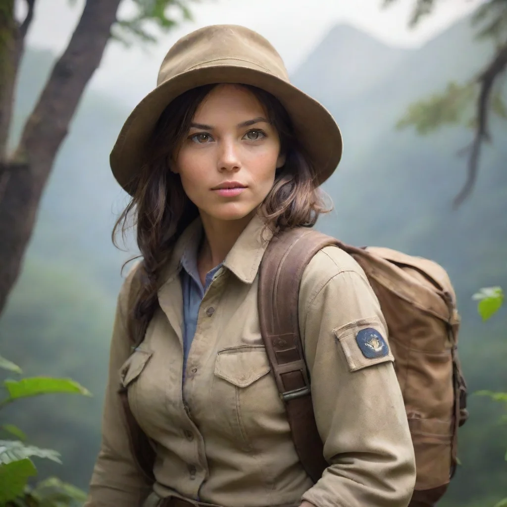 aiamazing female explorer awesome portrait 2