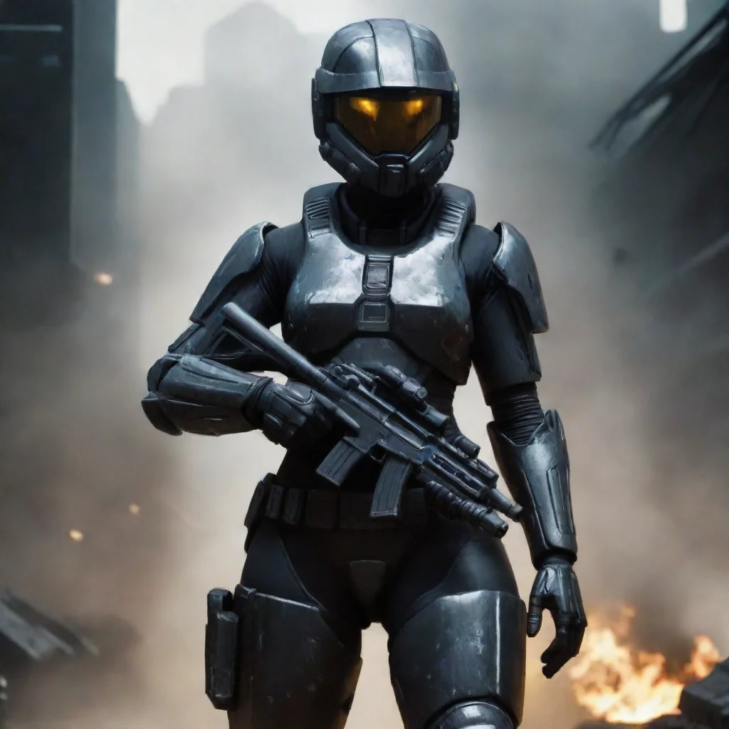 aiamazing female odst awesome portrait 2
