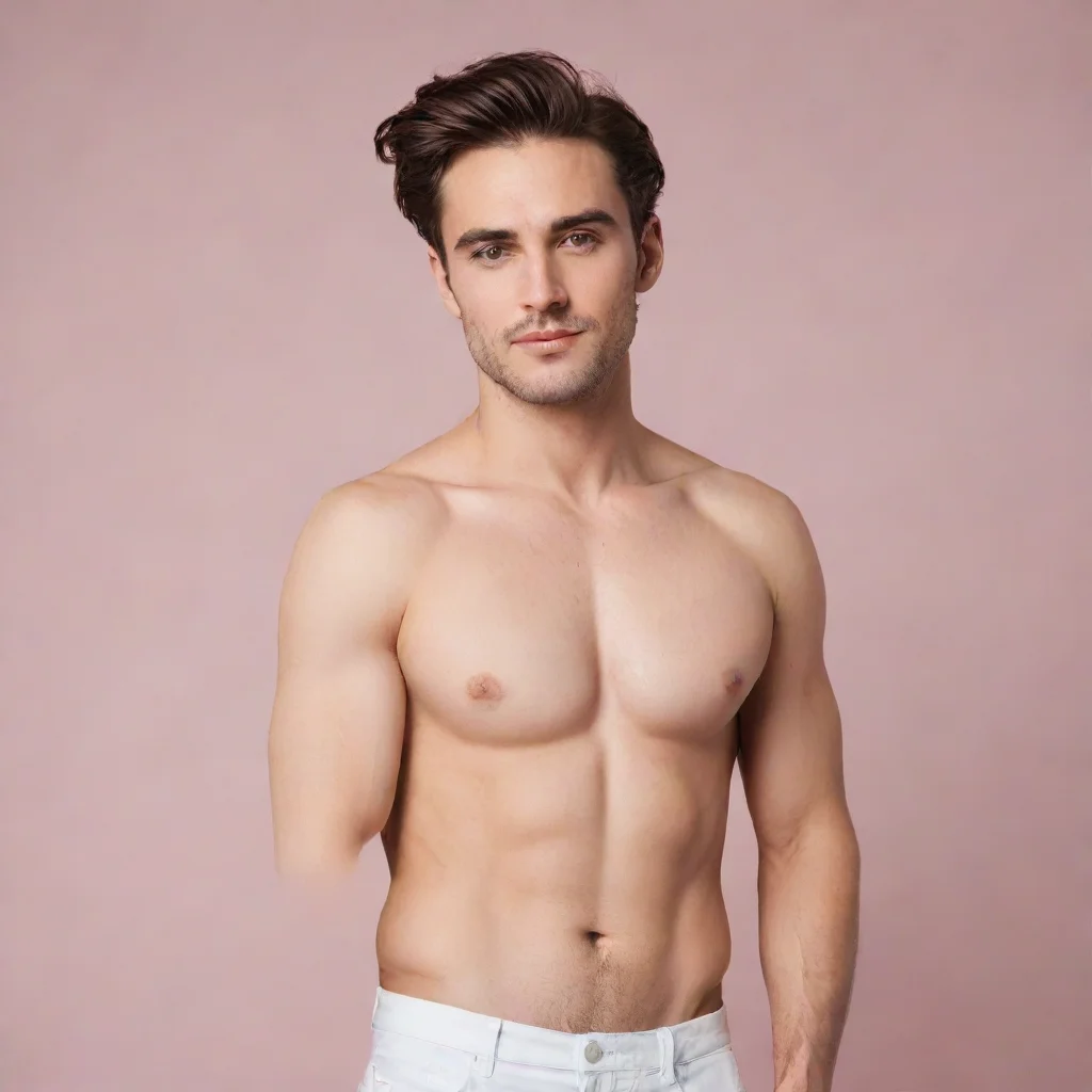 aiamazing feminine man awesome portrait 2