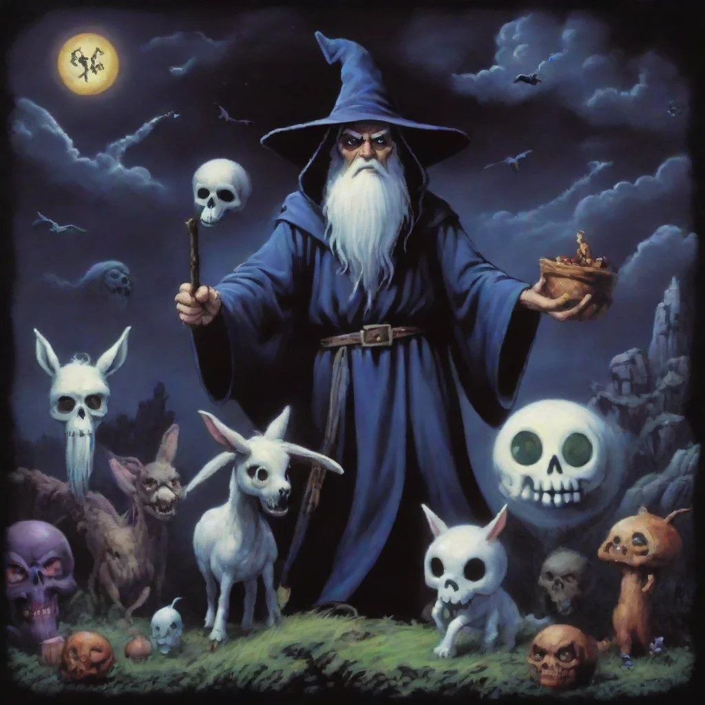 aiamazing fig sign%2C wizard%2C donkey%2C ghost%2C ps1%2C 16bit%2C skulls%2C ps1%2C dark skies%2C 2000s nostalgia awesome portrait 2