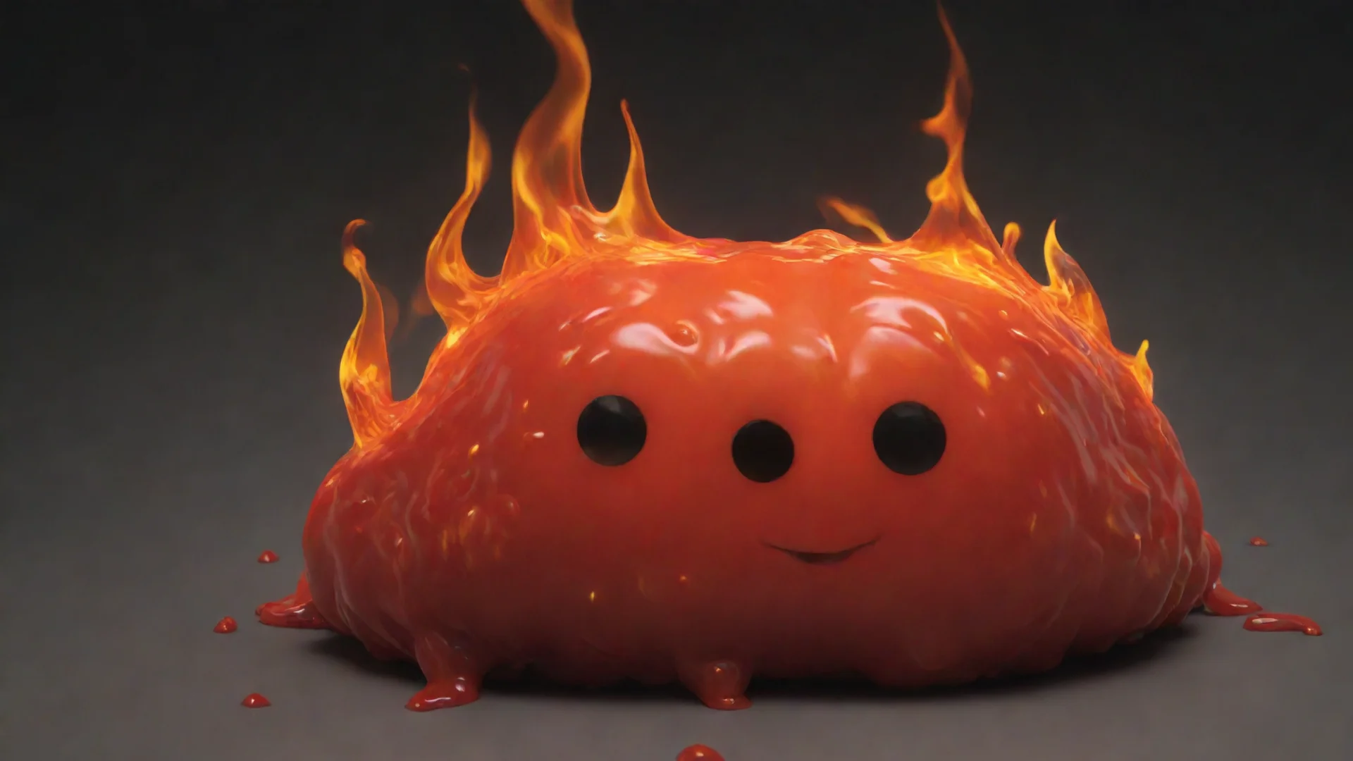 aiamazing fire slime awesome portrait 2 wide