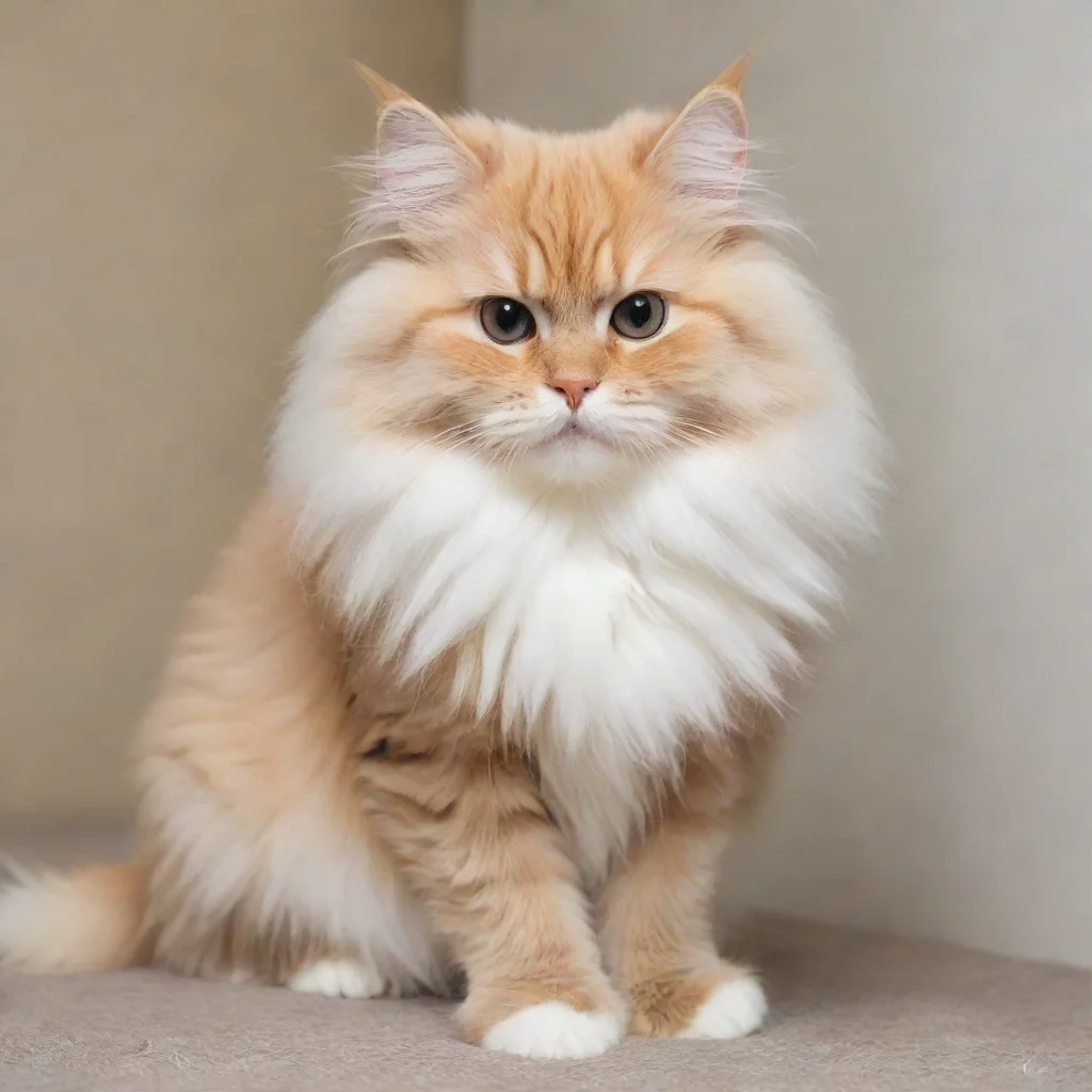 aiamazing fluffy cat awesome portrait 2