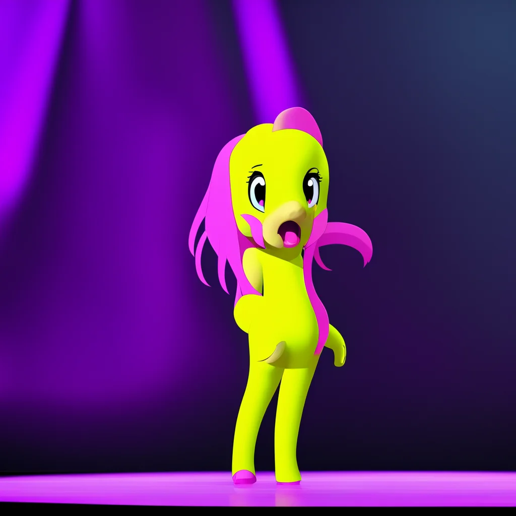 aiamazing fluttershy%27s legs shaking with fear on stage awesome portrait 2