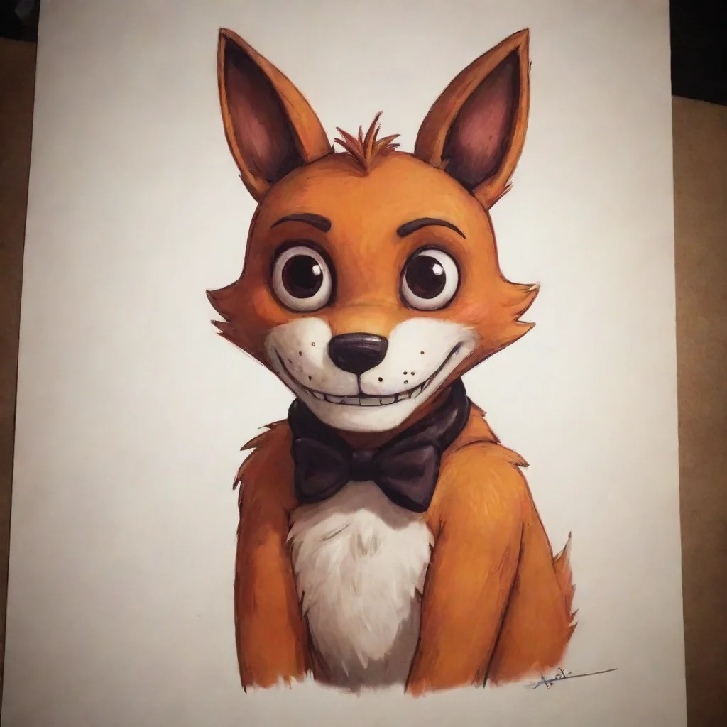 aiamazing fnaf art fox awesome portrait 2