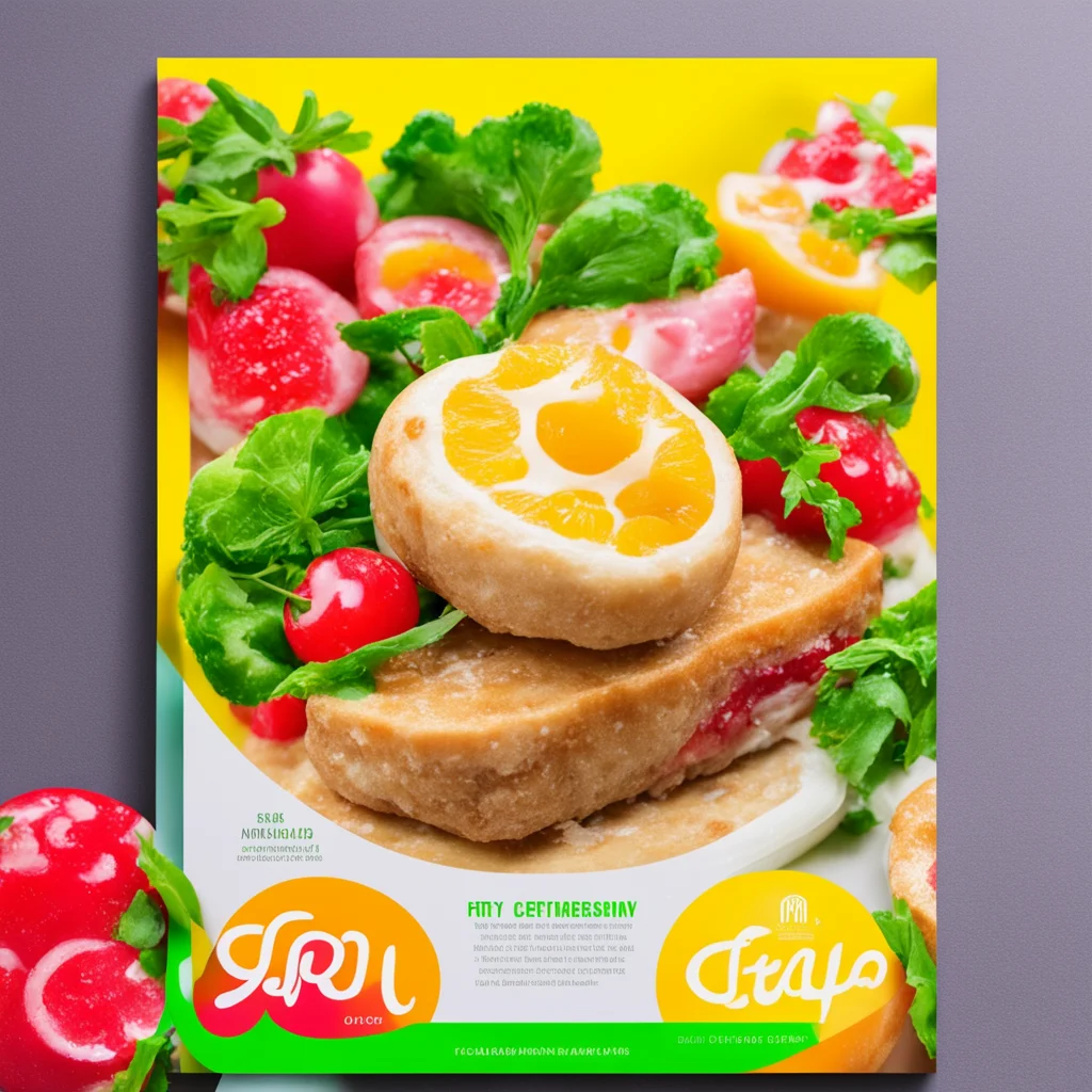 aiamazing for the macro advertising poster%2C design a poster that shows the attractiveness and freshness of the food awesome portrait 2