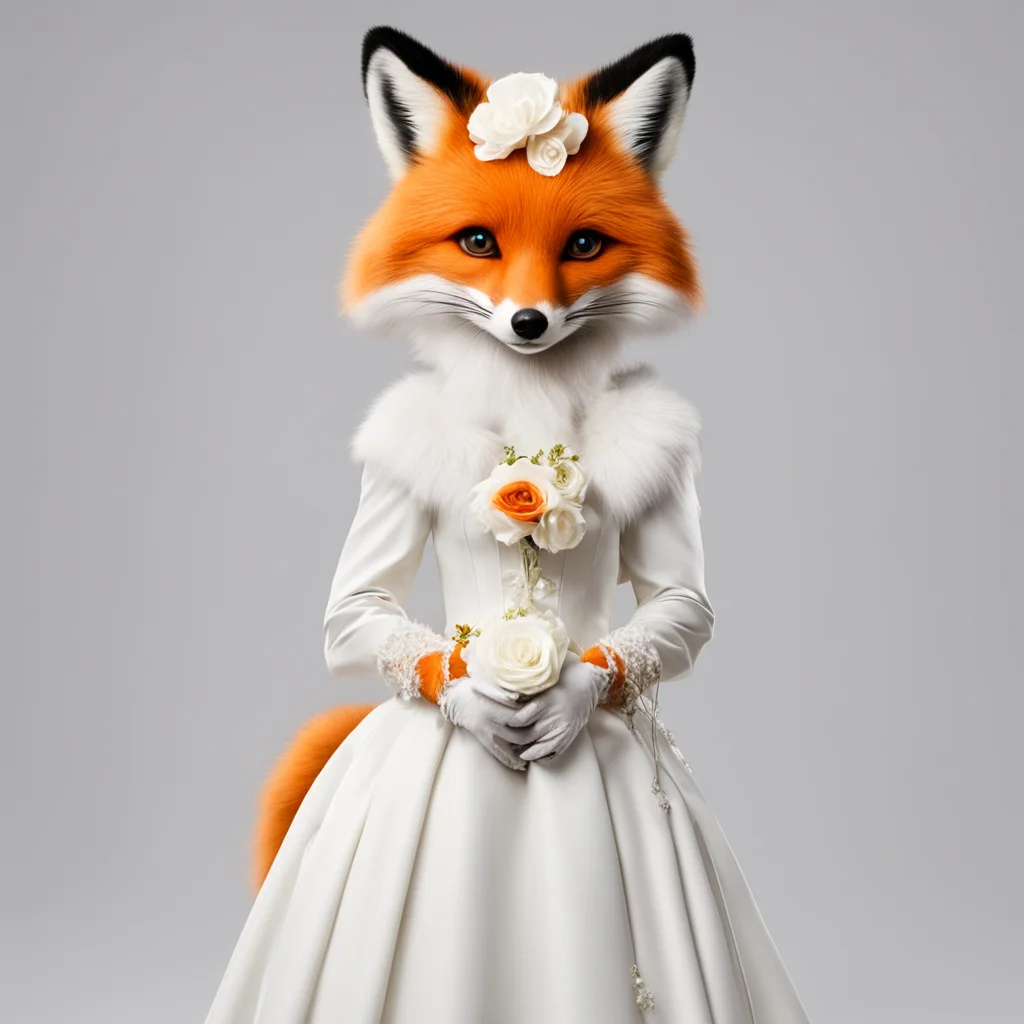 aiamazing fox furry bride awesome portrait 2