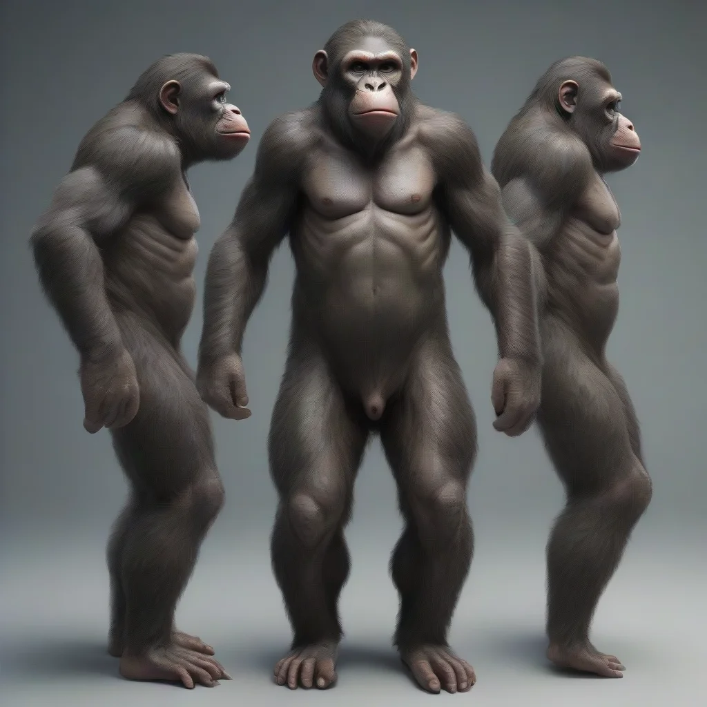 amazing full body ape insanely detailed awesome portrait 2