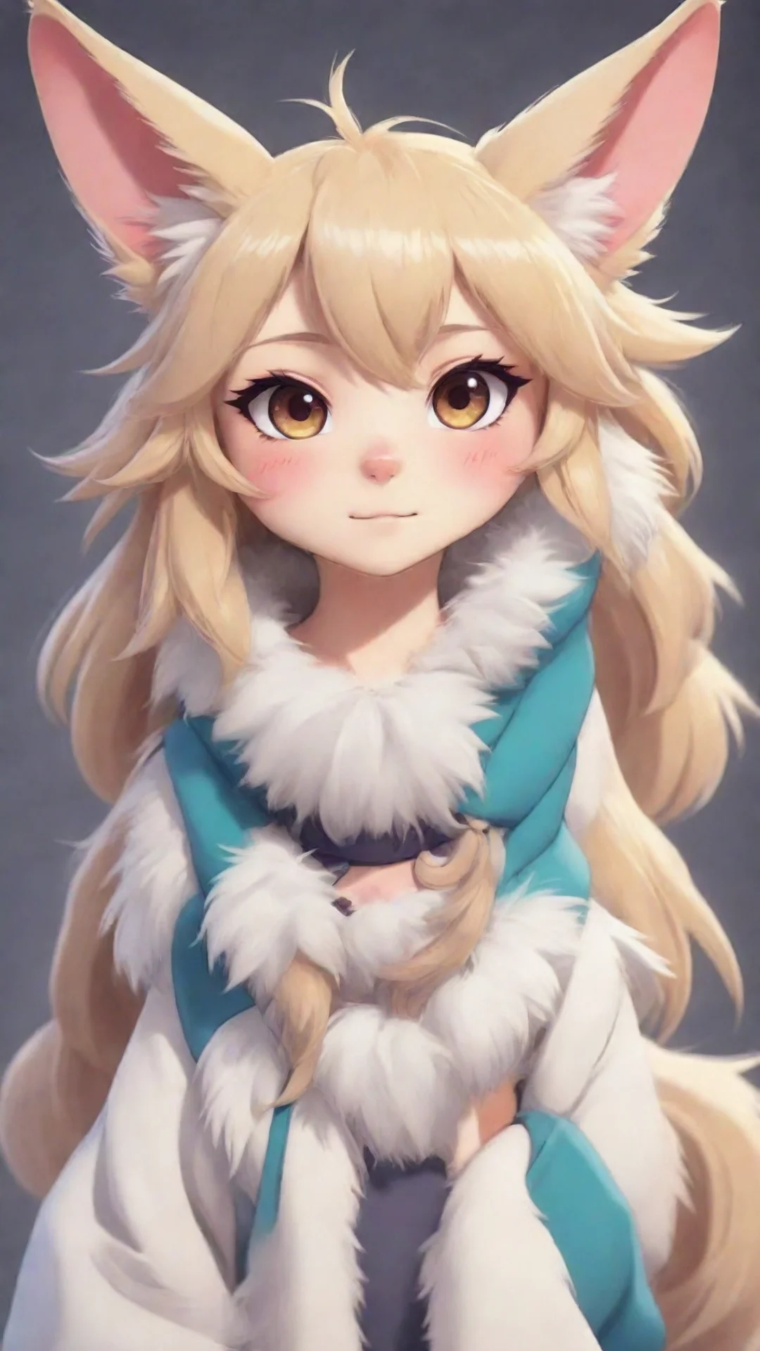 amazing furry cute in anime style awesome portrait 2 tall