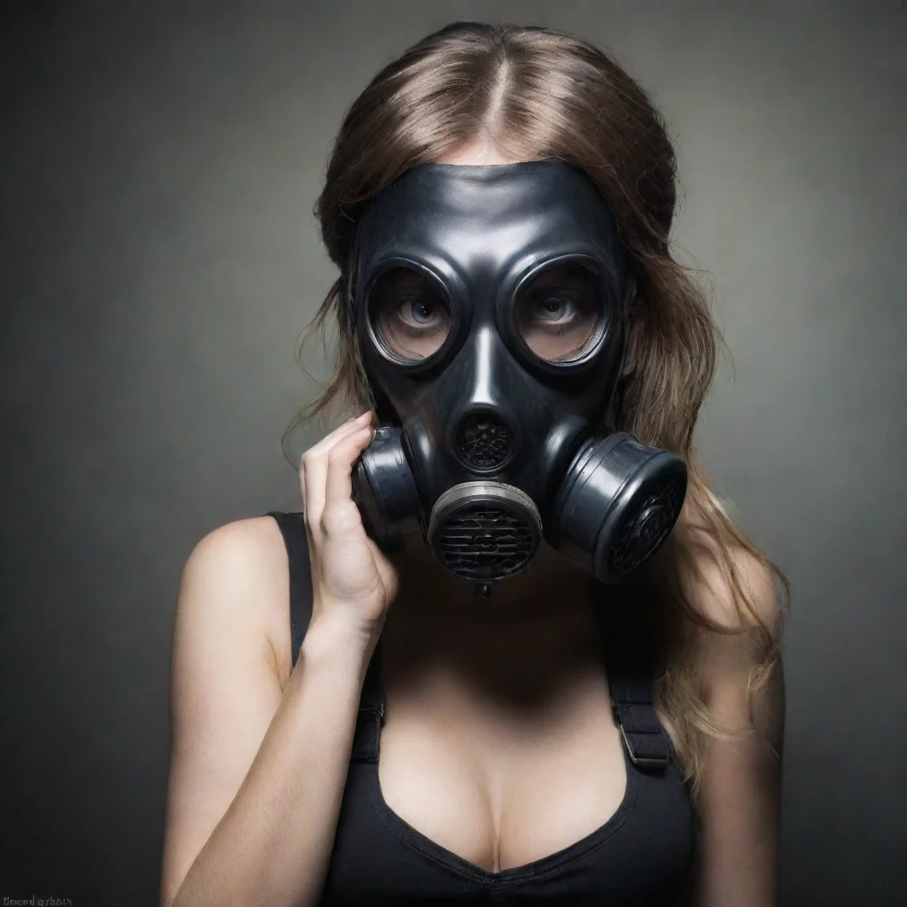 aiamazing gasmask girl awesome portrait 2