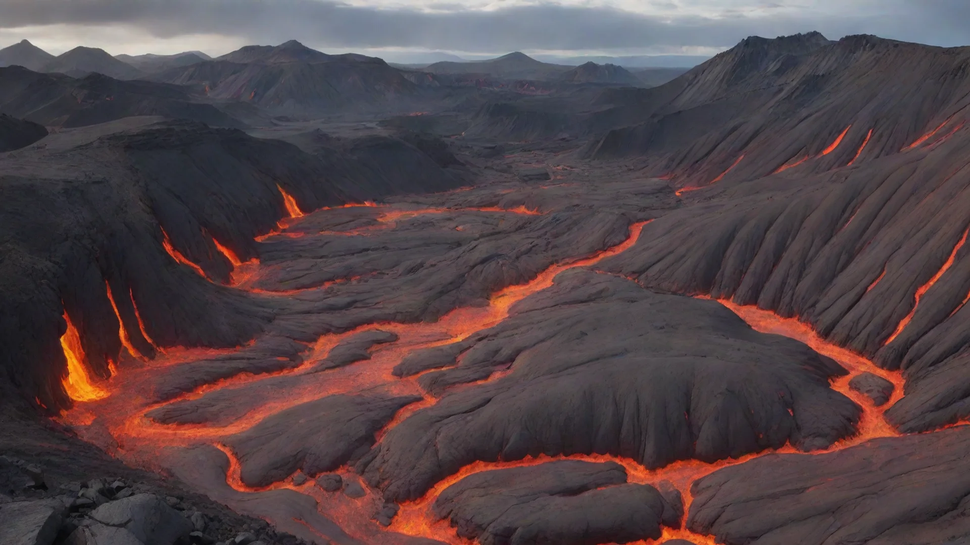 aiamazing geology of hell%2C landform with rocks and lava awesome portrait 2 wide