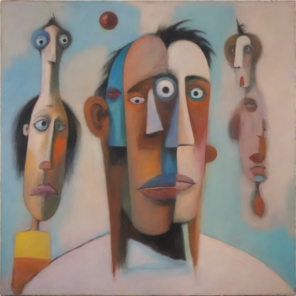 aiamazing george condo awesome portrait 2