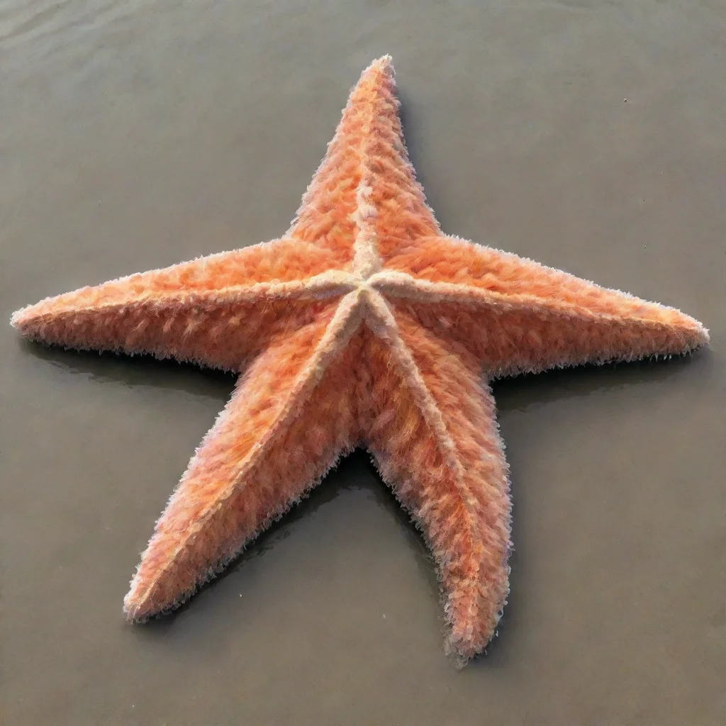 amazing giant fur covered starfish awesome portrait 2