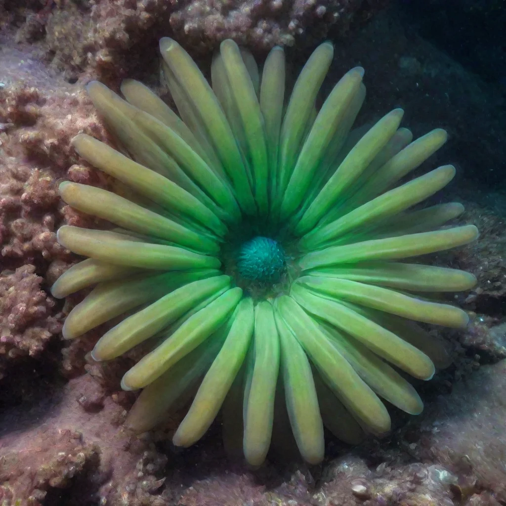 amazing giant green sea anemone awesome portrait 2