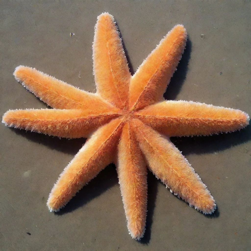 amazing giant hungry furry starfish awesome portrait 2
