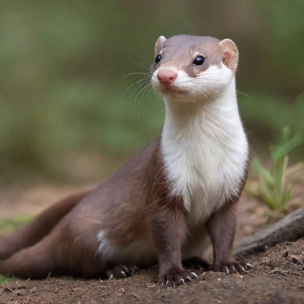 aiamazing giant weasel awesome portrait 2