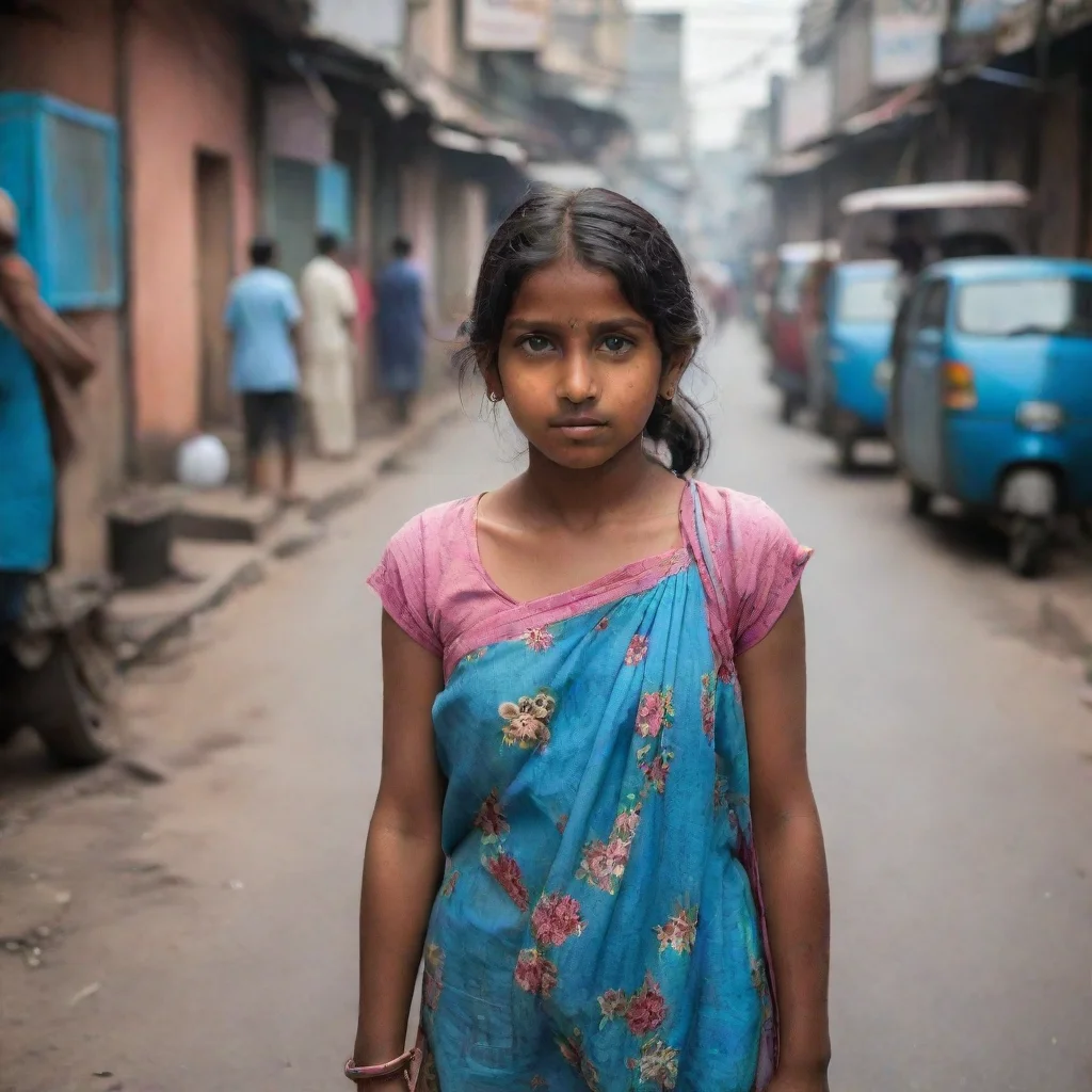 aiamazing girl in indian streets awesome portrait 2
