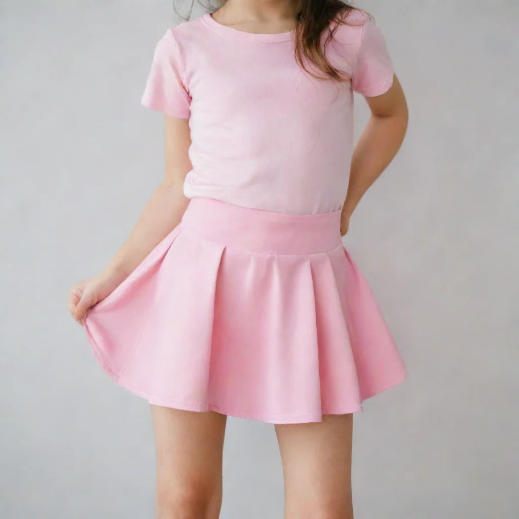 amazing girl pink skirt awesome portrait 2