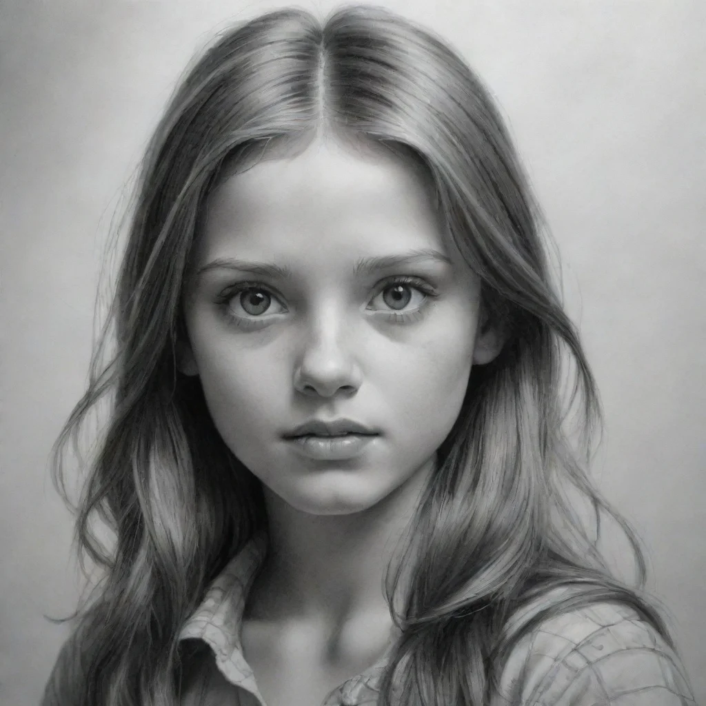 aiamazing girl realistic pencil drawing  awesome portrait 2