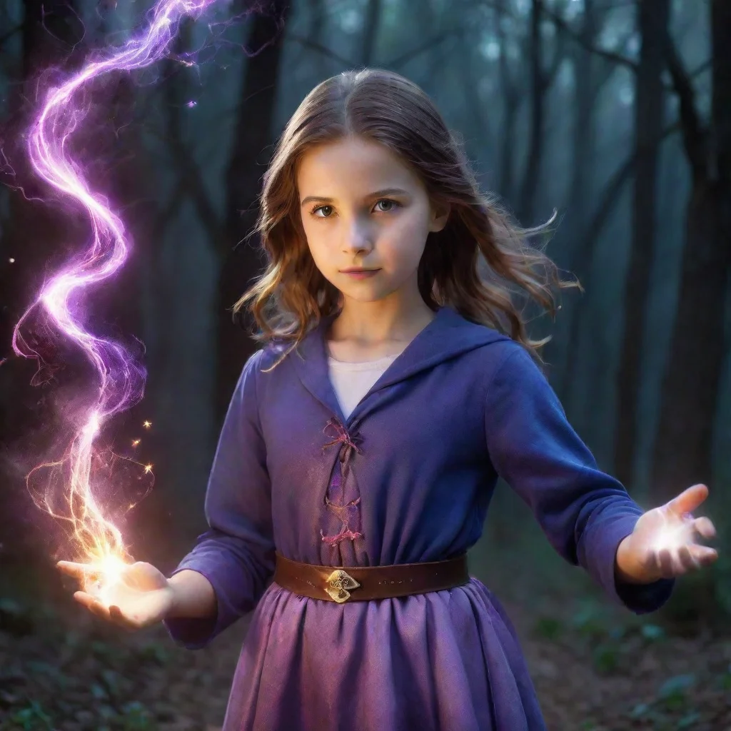 aiamazing girl with magic powers  awesome portrait 2