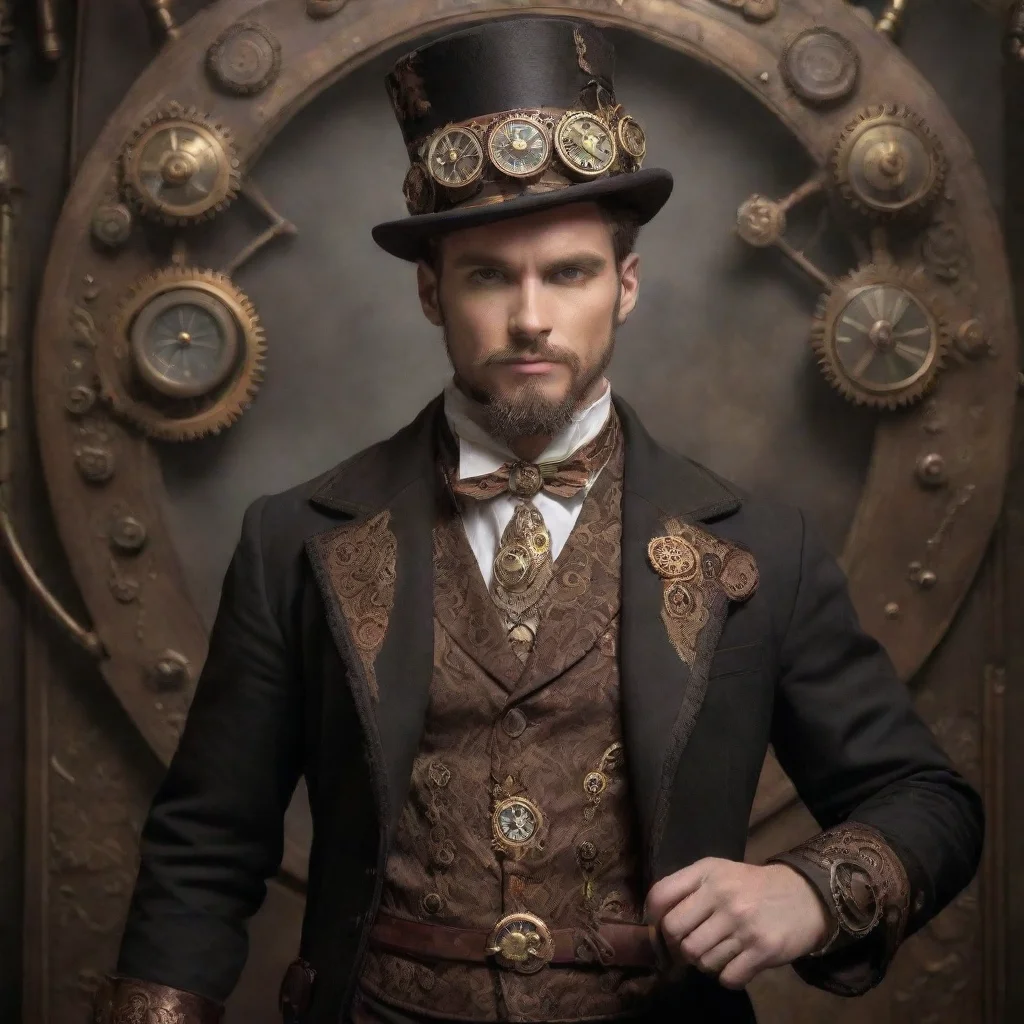 aiamazing god steampunk masculine awesome portrait 2