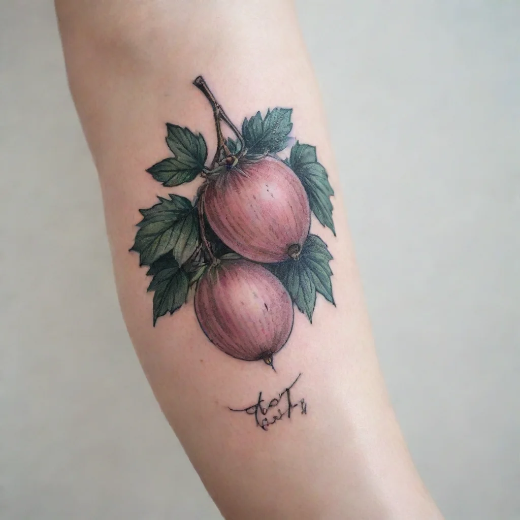 aiamazing gooseberry fine line tattoo awesome portrait 2