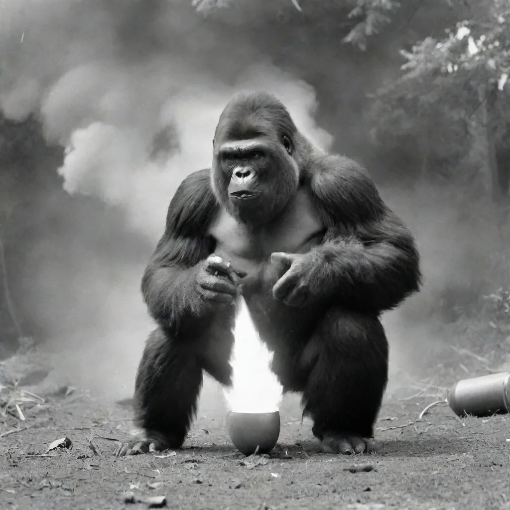 amazing gorilla detoning a bomb in ww2 awesome portrait 2