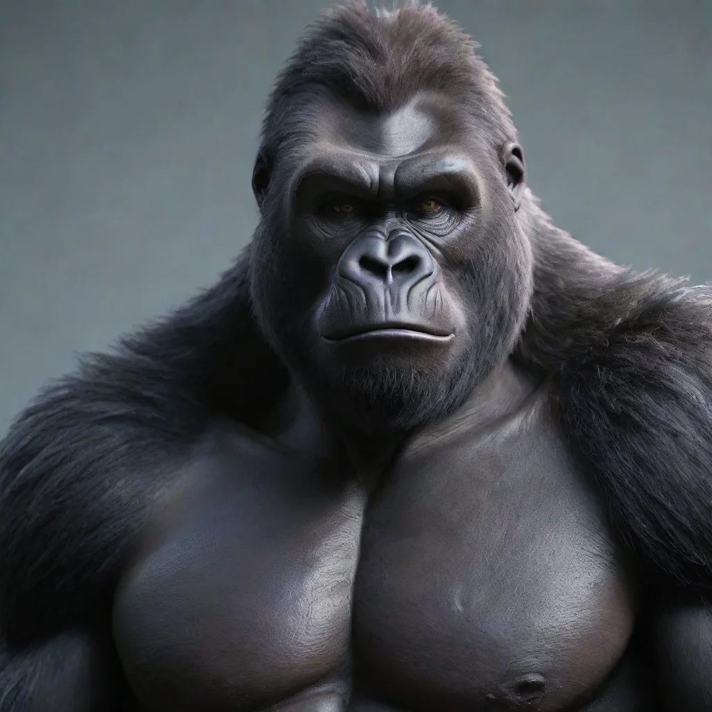 amazing gorilla pimp hyper realistic octane render details 8k awesome portrait 2