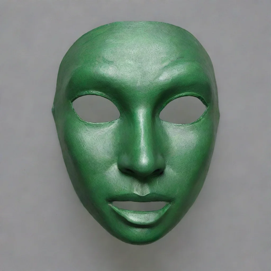 aiamazing green mask awesome portrait 2