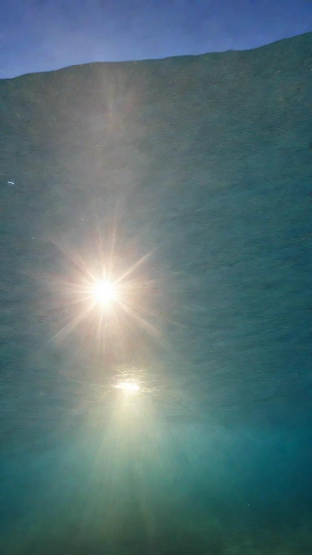 aiamazing half underwater sun awesome portrait 2 tall