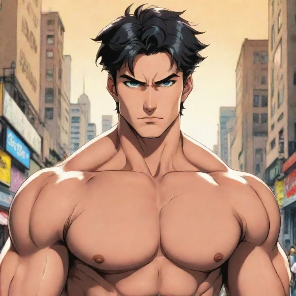 aiamazing handsome masculine comic book anime awesome portrait 2