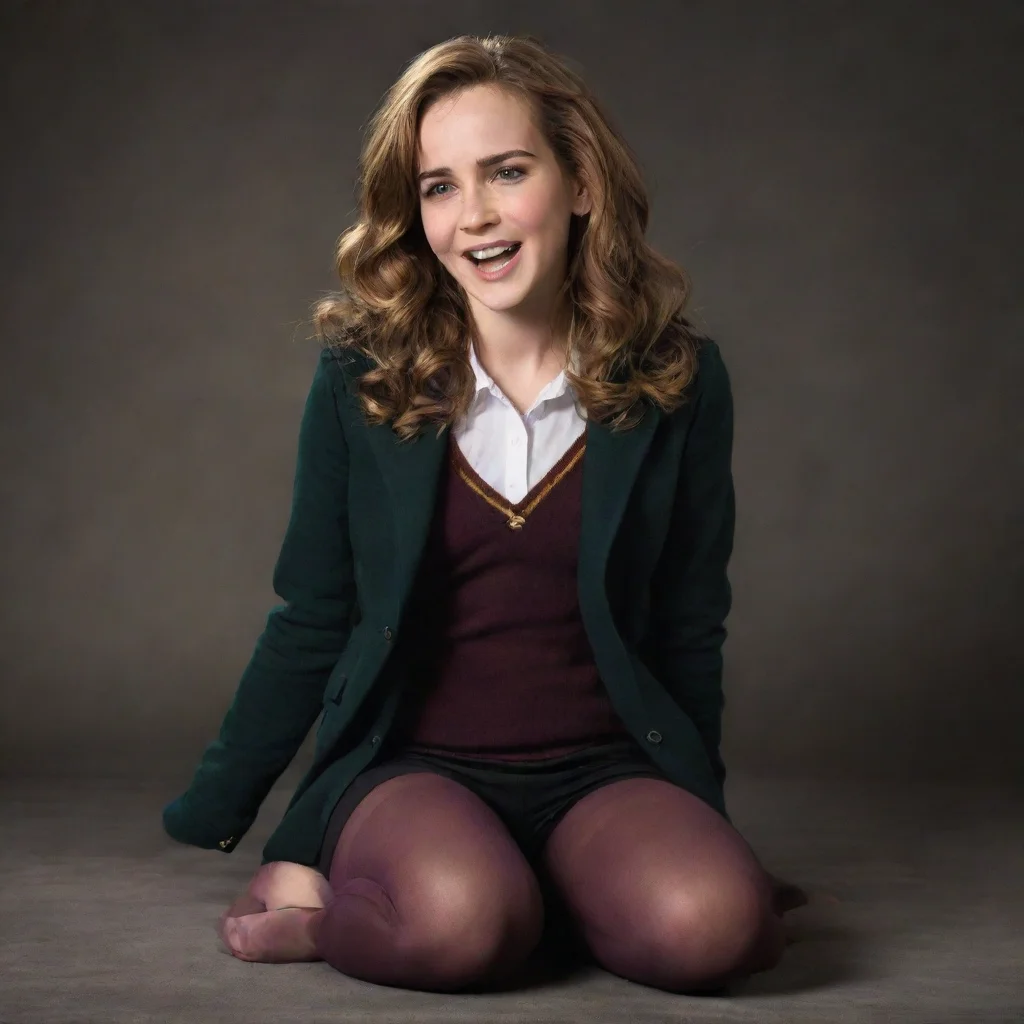 aiamazing hermione granger is tickled while wearing tights awesome portrait 2