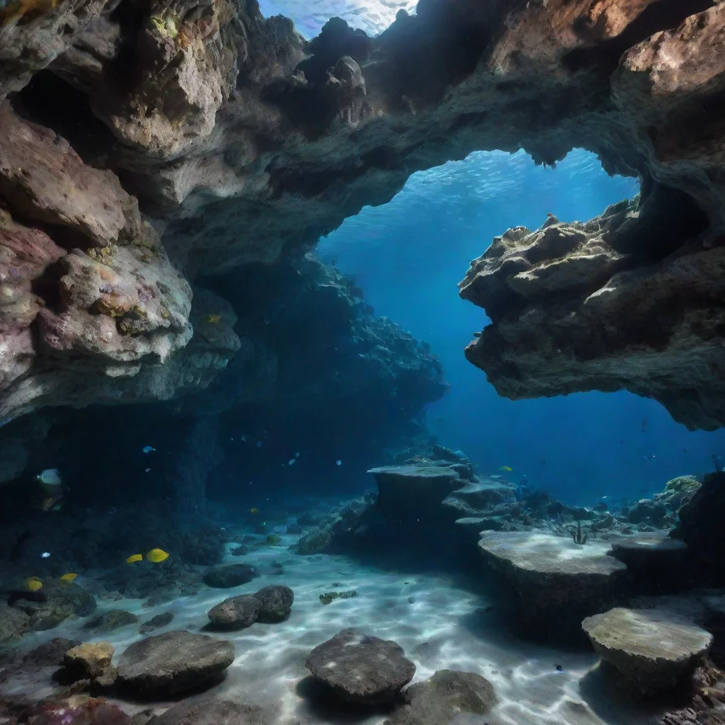 amazing hidden underwater grotto awesome portrait 2