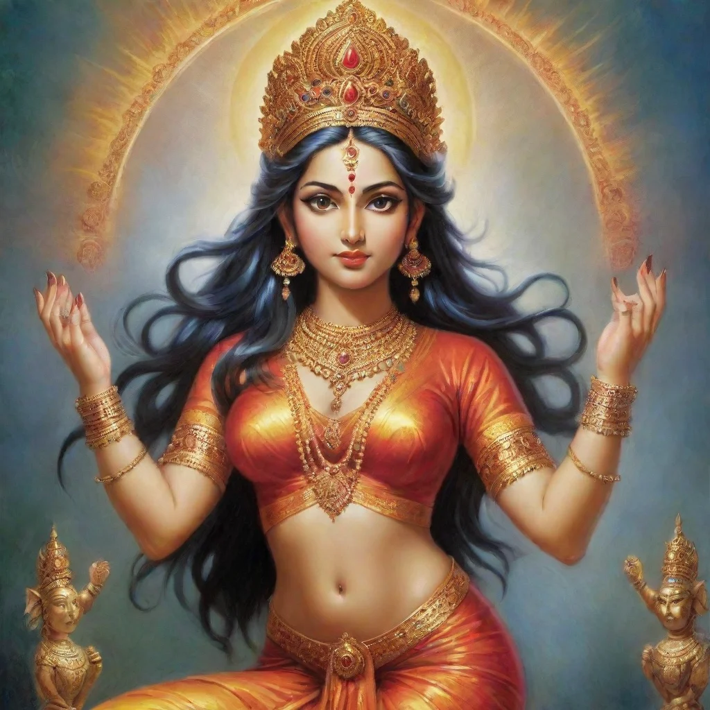 aiamazing hindu goddess awesome portrait 2