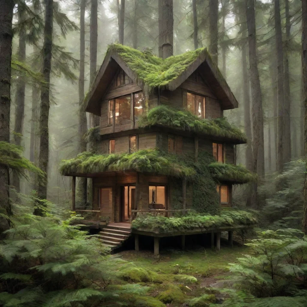 aiamazing house forest awesome portrait 2