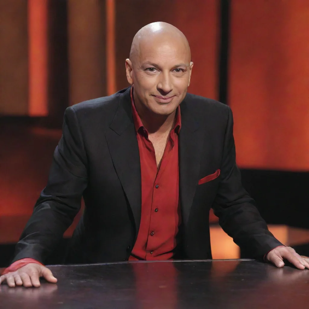 amazing howie mandel as a devil from dungeons and dragons on the set of deal or no deal awesome portrait 2