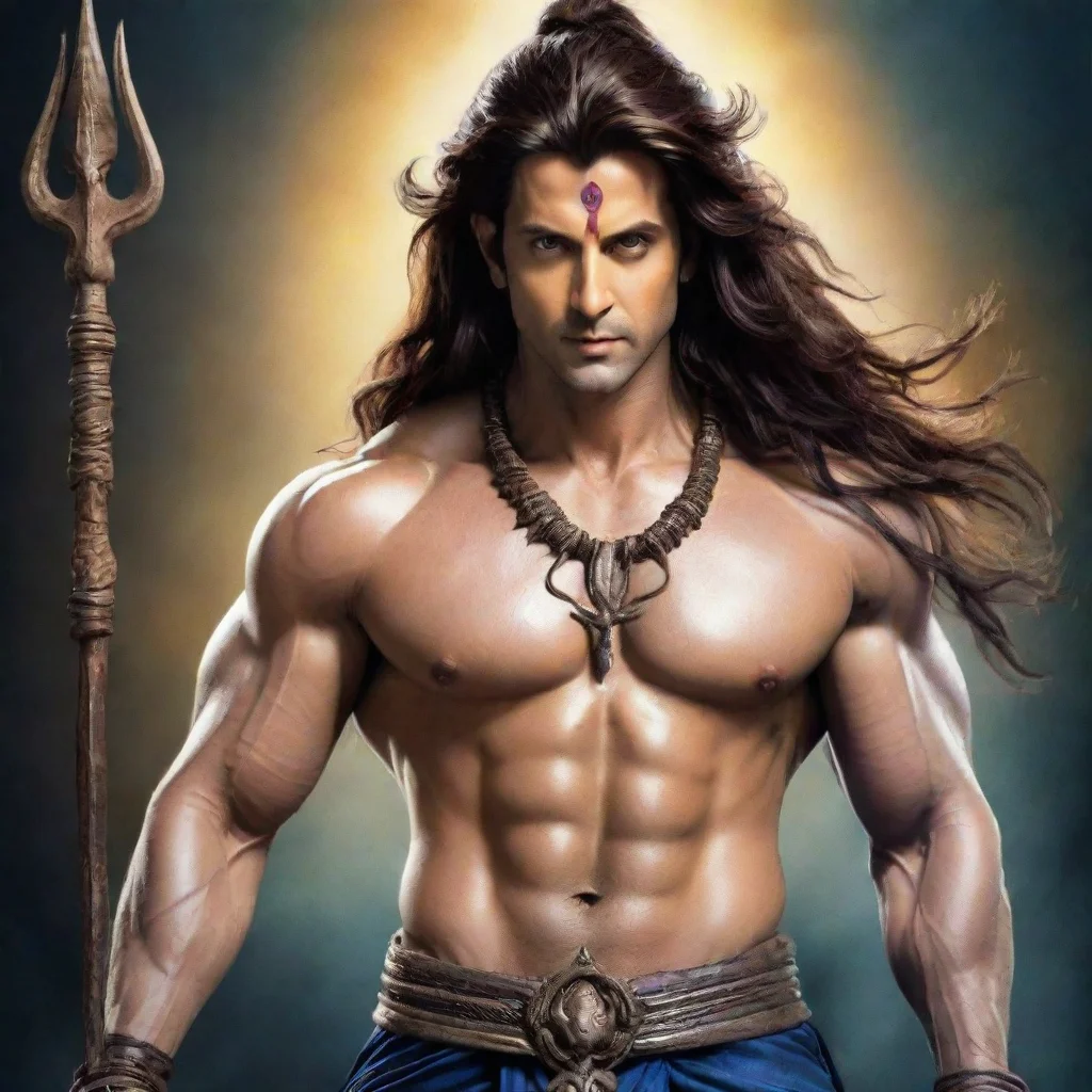 aiamazing hrithik roshan as lord shiva awesome portrait 2