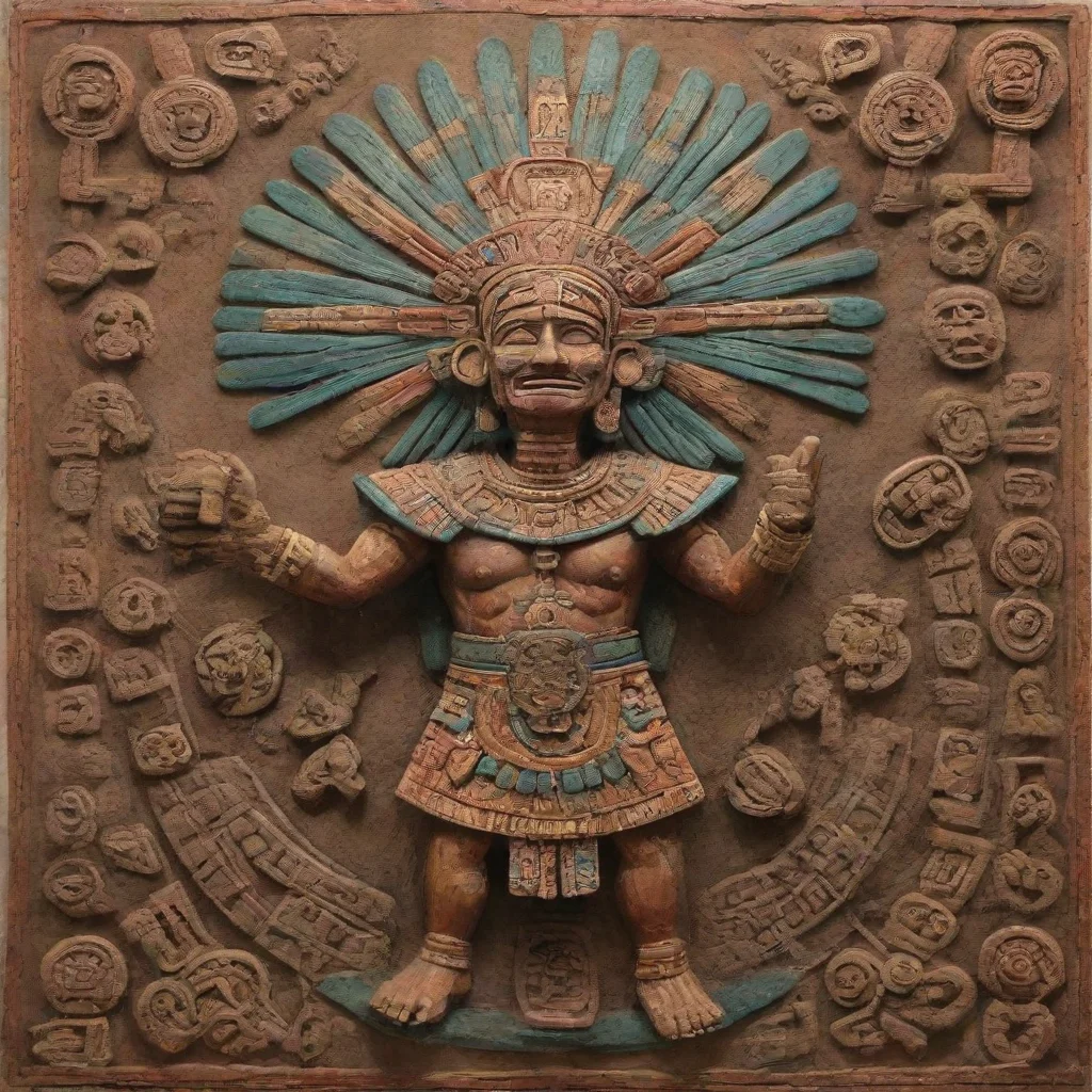 aiamazing huitizilopochtli aztec god awesome portrait 2