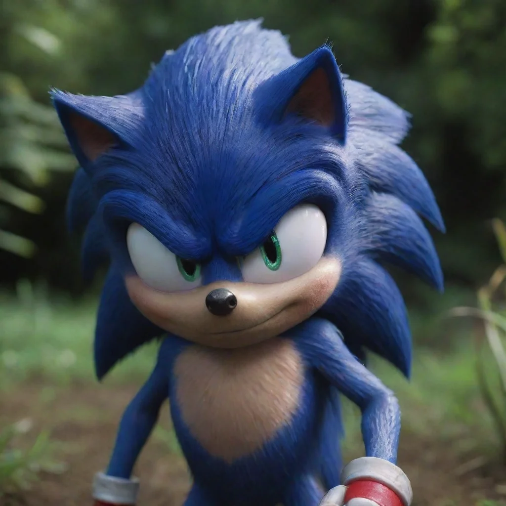 amazing hyper realistic sonic.exe     detailed disturbing dark    horror cinematic cinematic cinematic awesome portrait 2